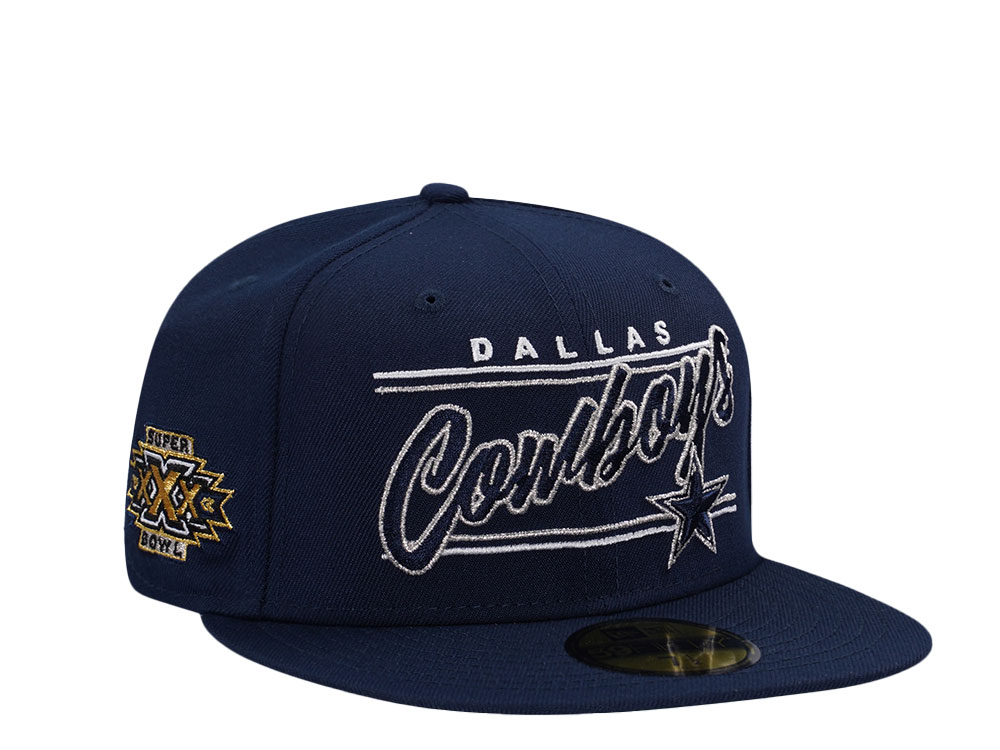 New Era Dallas Cowboys Super Bowl 30 Navy Edition 59Fifty Fitted Hat