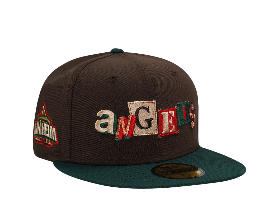 New Era Anaheim Angels Ransom Note BNB Two Tone Edition 59Fifty Fitted Hat