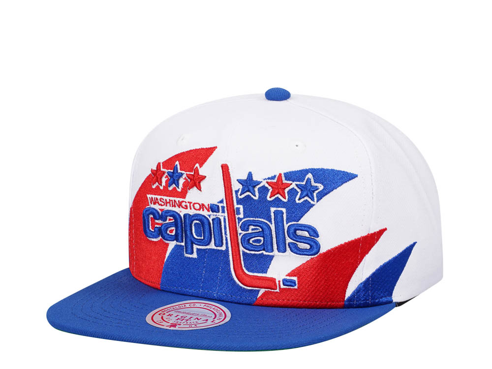 Mitchell & Ness Washington Capitals Vintage Sharktooth Snapback Hat