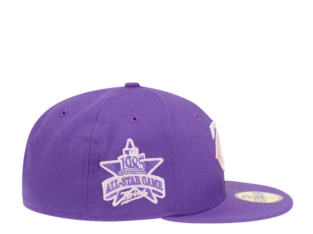 New Era Minnesota Twins All Star Game 1985 Purple Pink Edition 59Fifty  Fitted Cap | TOPPERZSTORE.COM