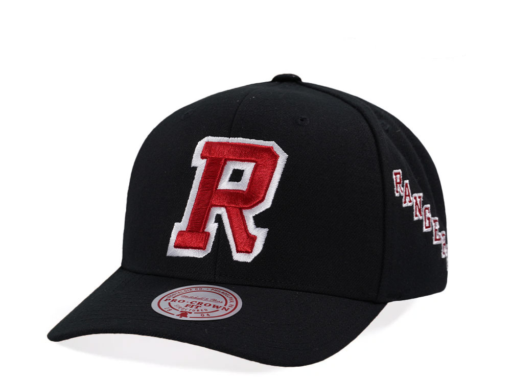 Mitchell & Ness New York Rangers Pro Crown Fit Vintage Black Snapback Hat