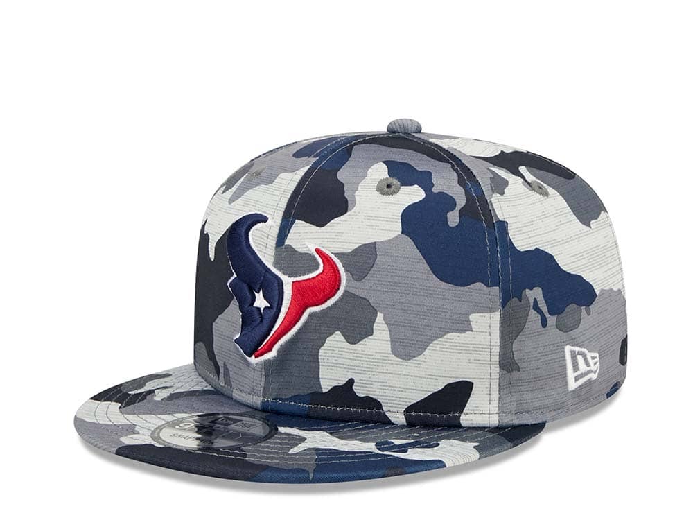 New Era Houston Texans NFL Training Camp 22 Camo 9Fifty Snapback Hat