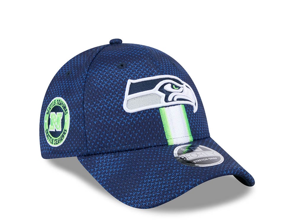 New Era Seattle Seahawks Sideline 2024 9Forty Stretch Snapback Hat