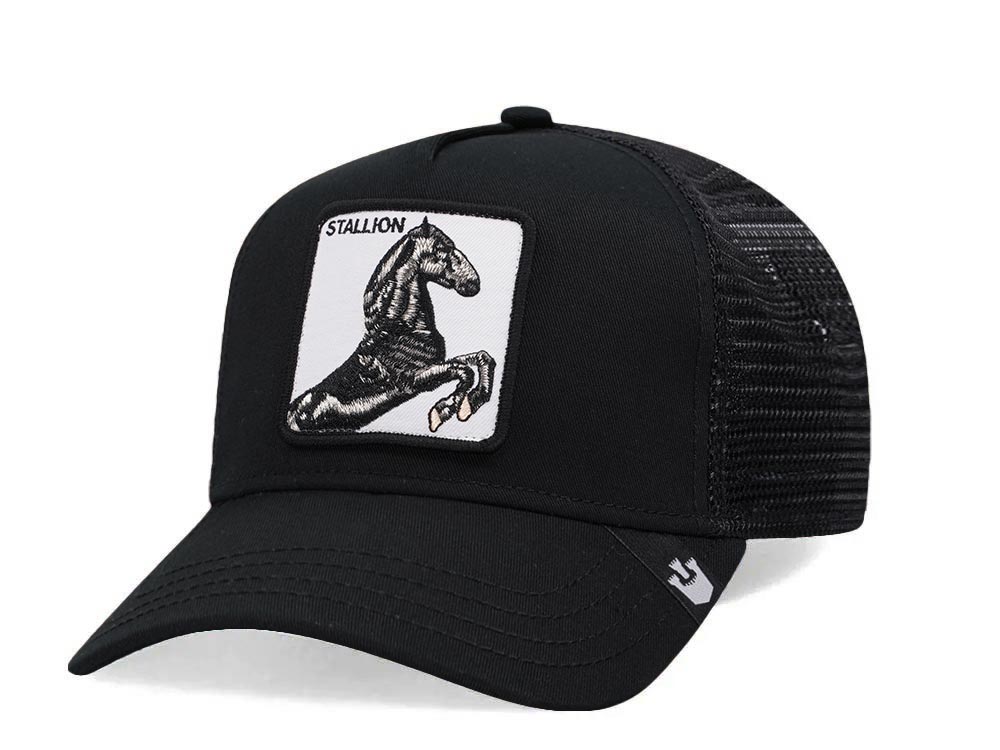 Goorin Bros The Stallion Black Trucker Snapback Hat