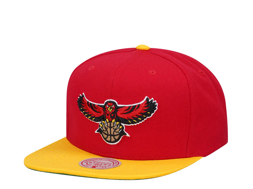 Mitchell & Ness Atlanta Hawks Team Two Tone 2.0 Red Snapback Hat