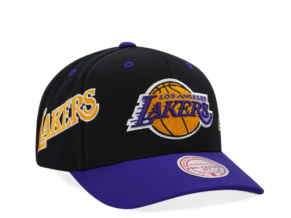 Mitchell & Ness Los Angeles Lakers Classic Pro Crown Fit Snapback Hat