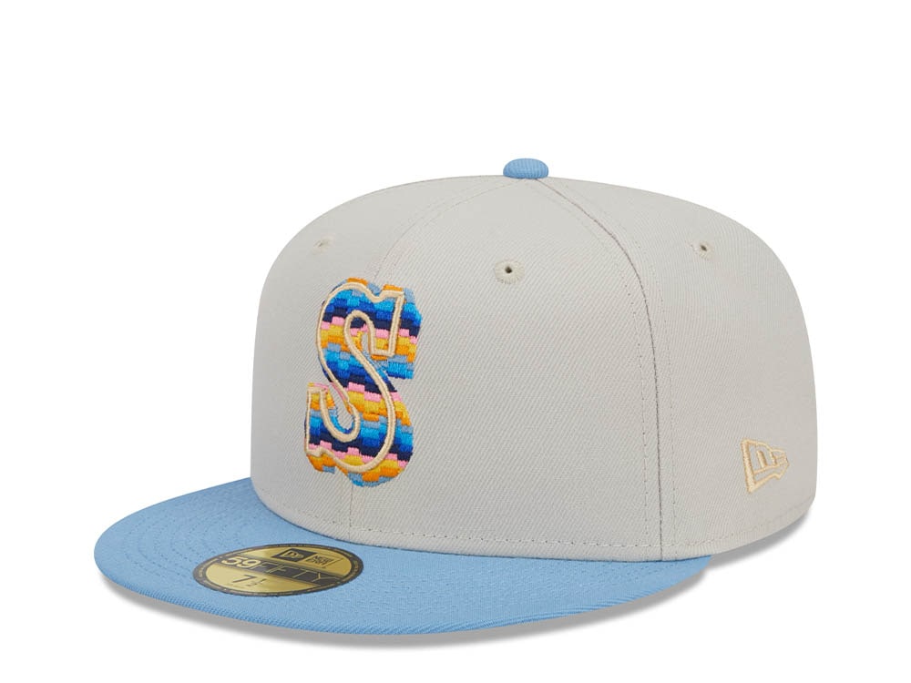 New Era Seattle Mariners Beachfront Stone Two Tone Edition 59Fifty Fitted Hat