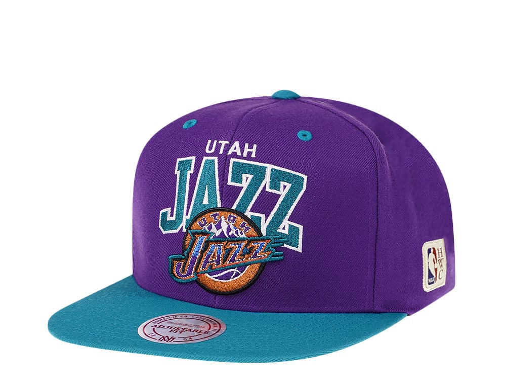 Mitchell & Ness Utah Jazz Team Arch Hardwood Classics Snapback Hat