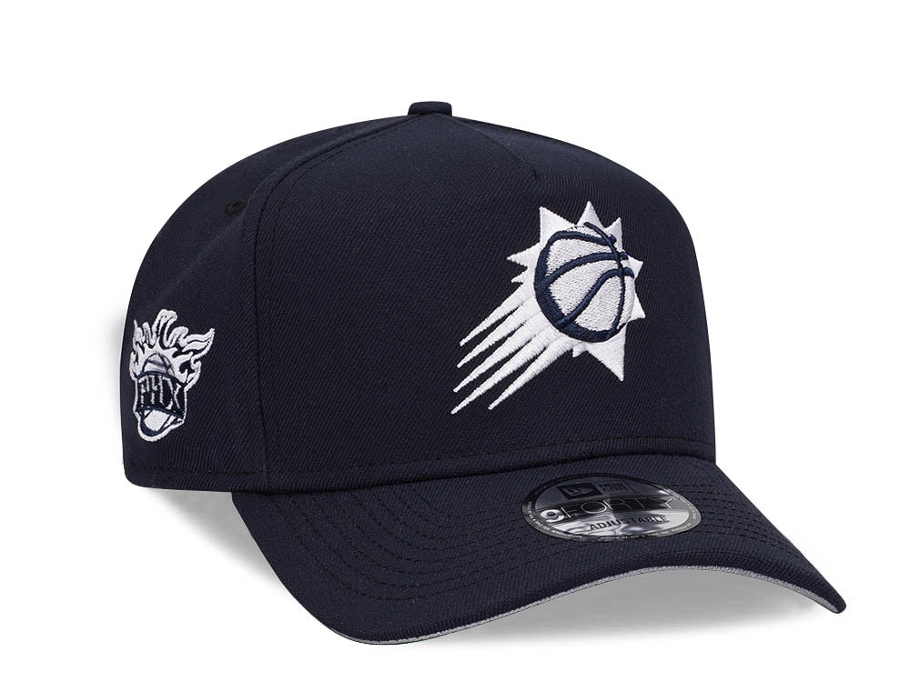 New Era Phoenix Suns C Dub Navy 9Forty A Frame Snapback Hat