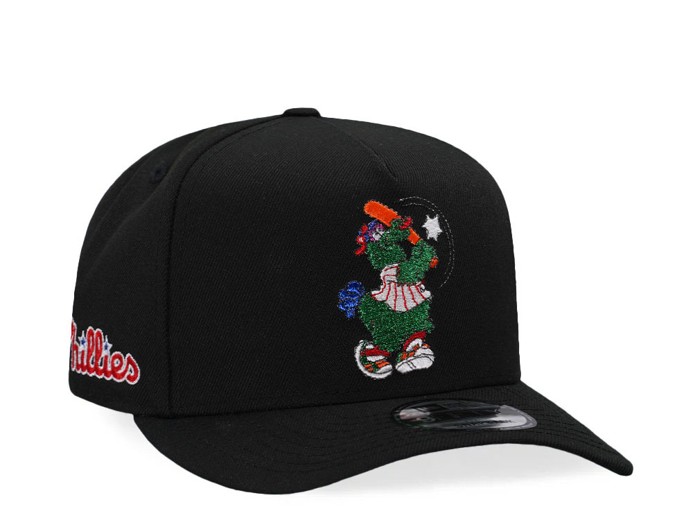 New Era Philadelphia Phillies Phillie Phanatic Throwback Edition A Frame 9Fifty Snapback Hat