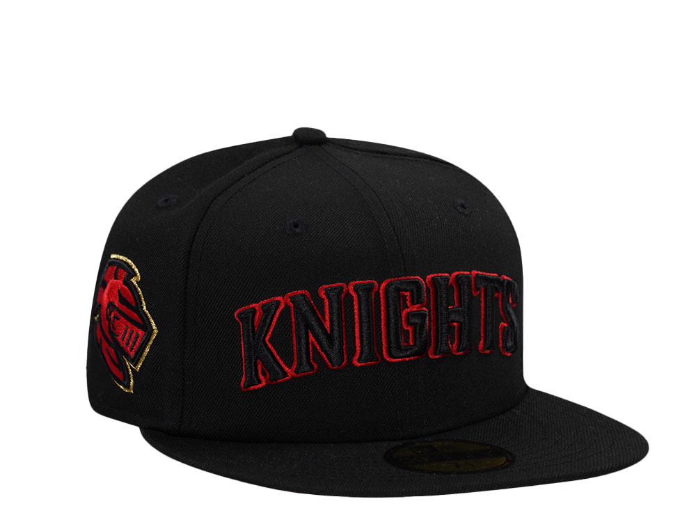 New Era Charlotte Knights Black and Red Editon 59Fifty Fitted Hat