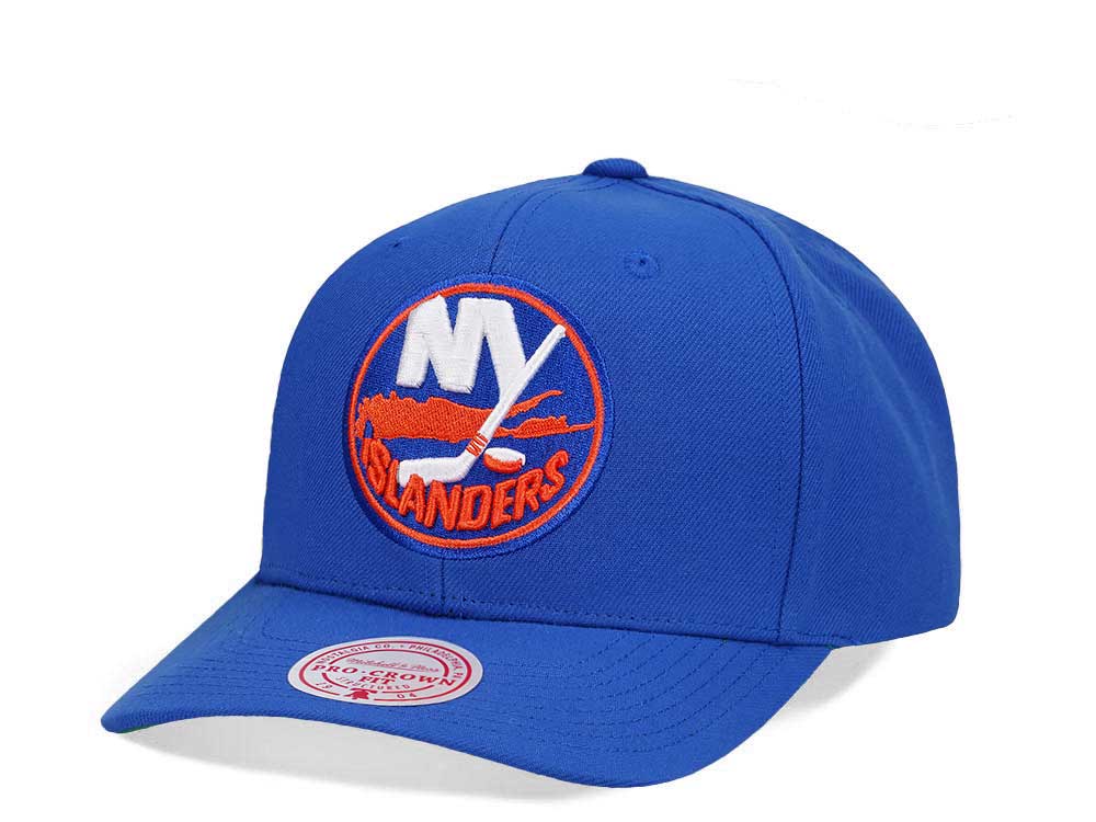 Mitchell & Ness New York Islanders Team Ground 2.0 Pro Blue Snapback Hat