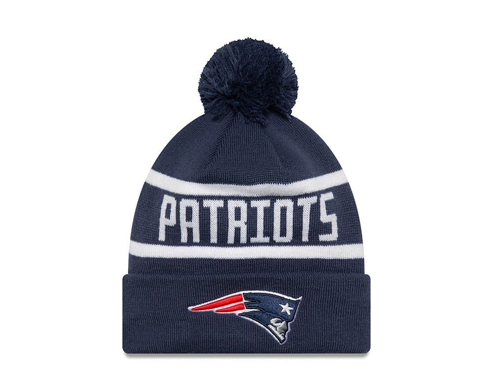 New Era New England Patriots On The Cuff Jake Navy Knit