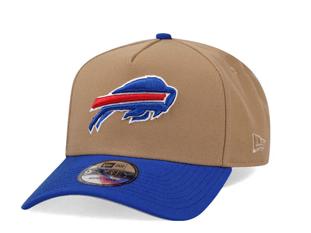 New Era Buffalo Bills Khaki Two Tone Edition 9Forty A Frame Snapback Hat