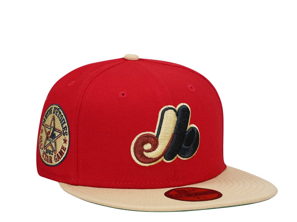 New Era Montreal Expos All Star Game 1982 Red Vegas Two Tone Edition 59Fifty Fitted Hat