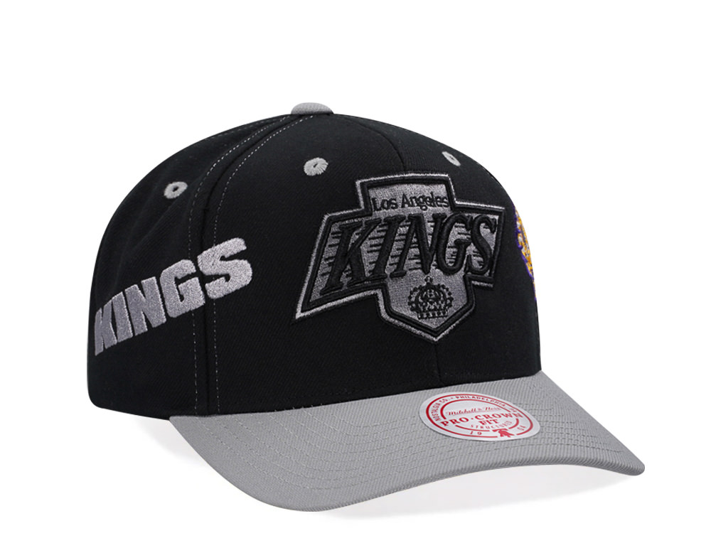 Mitchell & Ness Los Angeles Kings Vintage Logo Pro Crown Fit Snapback Hat