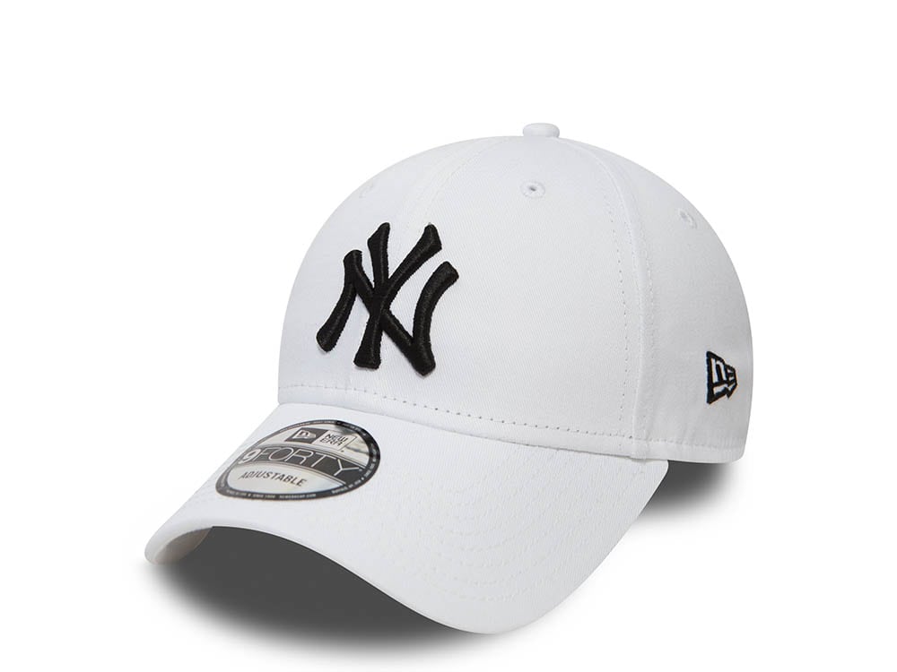 New Era New York Yankees League Basic White 9forty Snapback Hat