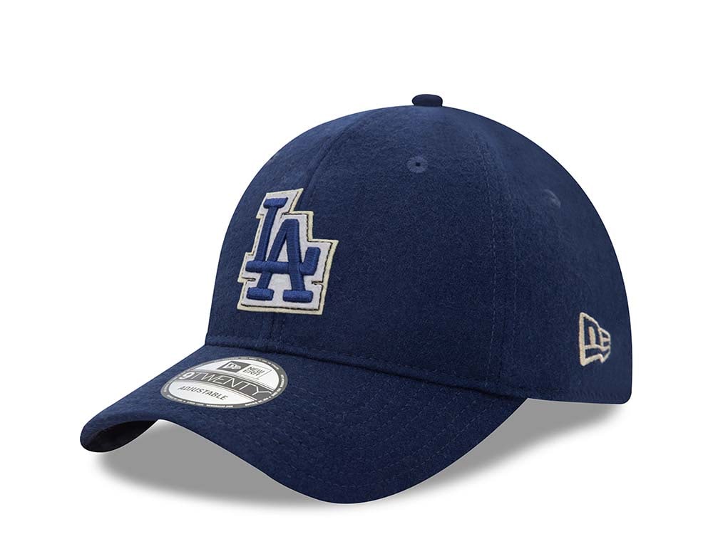 New Era Los Angeles Dodgers Melton Navy 9Twenty Snapback Hat