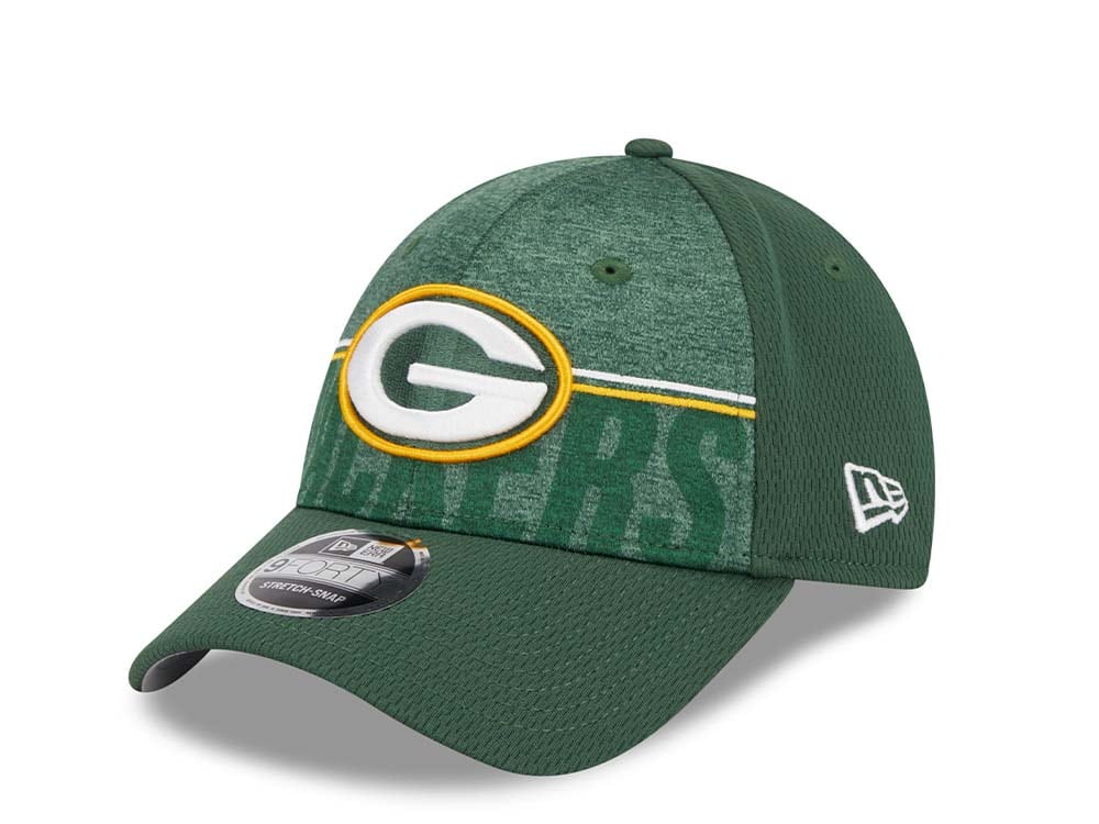 New Era Green Bay Packers NFL Training Camp 23 9Forty Stretch Snapback Hat