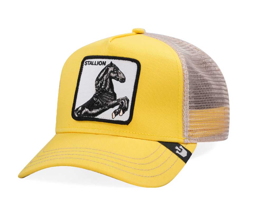 Goorin Bros Stallion Yellow Trucker Snapback Hat