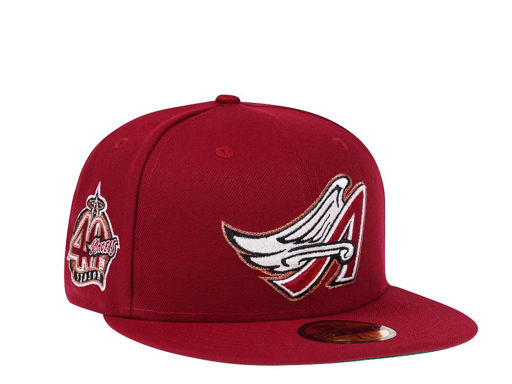 NEW ERA HAT ANAHEIM hotsell ANGELS 40th ANNIVERSARY ADMIRAL RED PRIME FITTED Sz 7 5/8