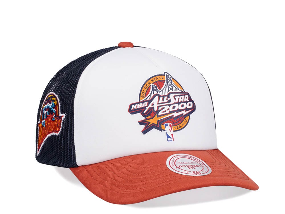 Mitchell & Ness Golden State Warriors All Star 2000 Party Time Trucker Snapback Hat