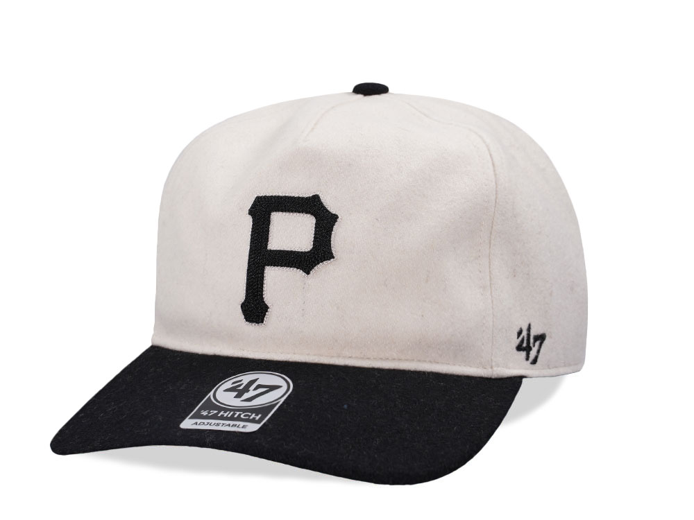 47Brand Pittsburgh Pirates Natural Chain Stitch 47 Hitch Snapback Hat