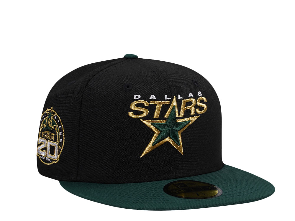 New Era Dallas Stars 20th Anniversary Two Tone Prime Edition 59Fifty Fitted Hat