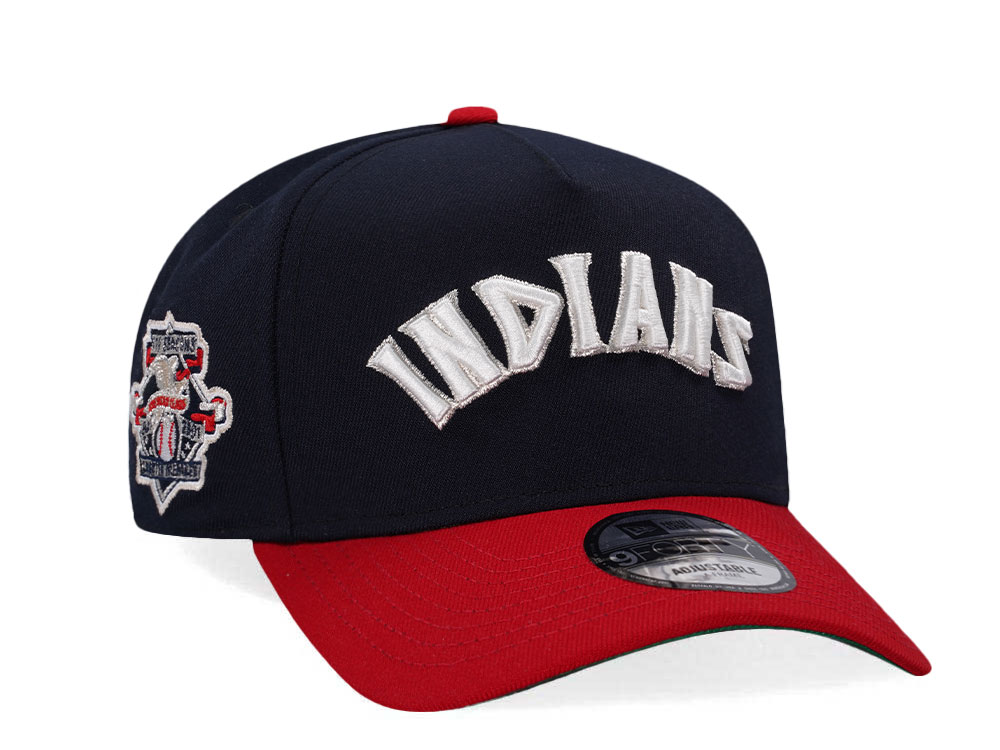 New Era Cleveland Indians American League Two Tone Edition A Frame Snapback Hat