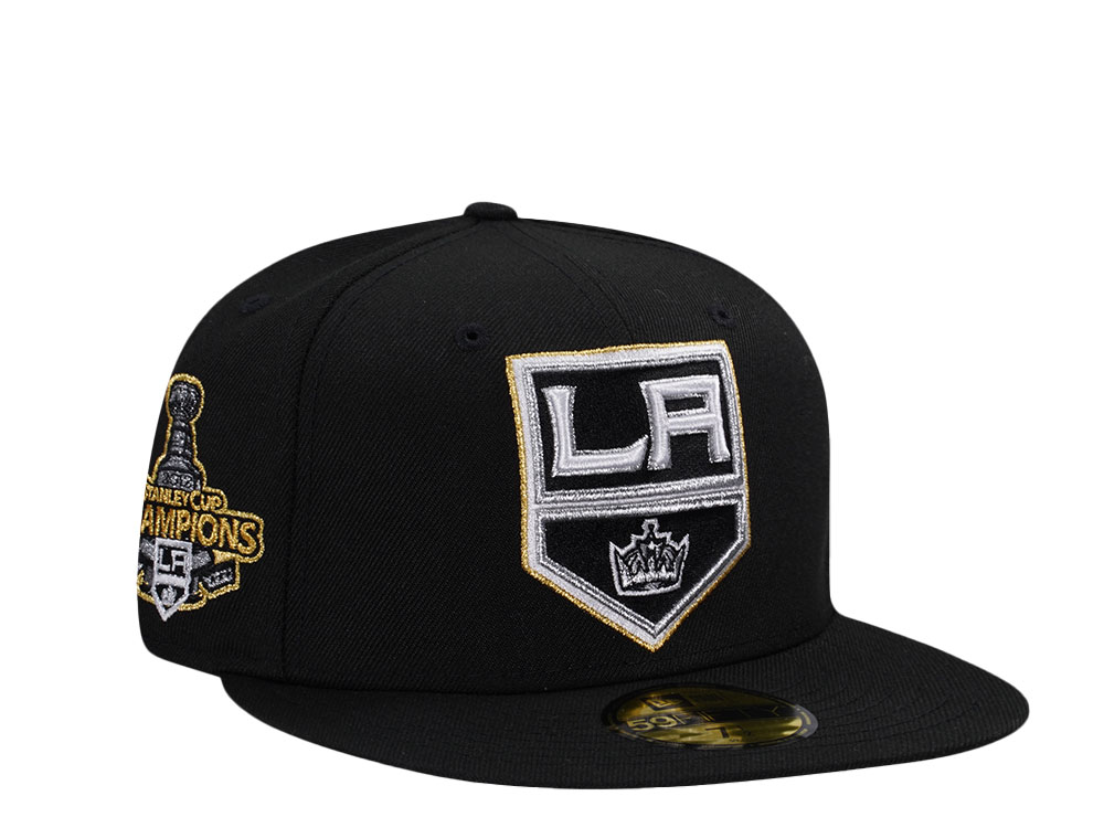 New Era Los Angeles Kings Stanley Cup Champions 2012 Black Gold Edition 59Fifty Fitted Hat