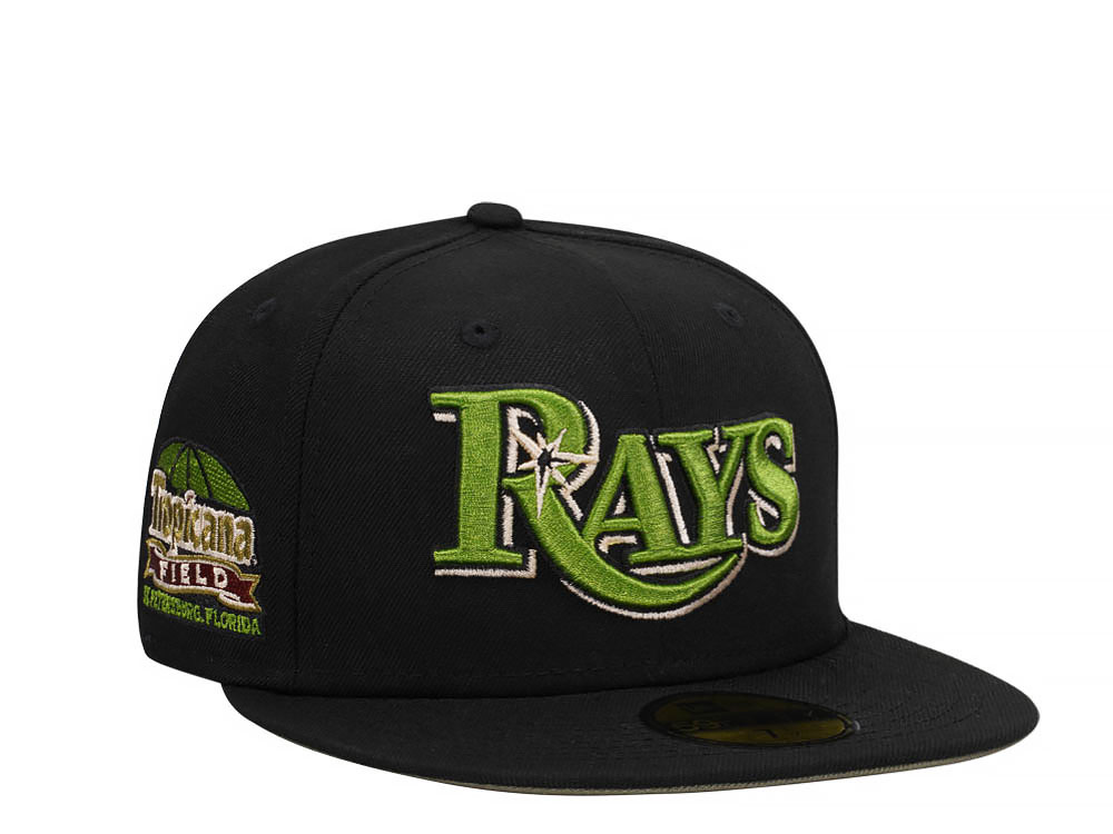 New Era Tampa Bay Rays Tropicana Field Olive Black Edition 59Fifty Fitted Hat