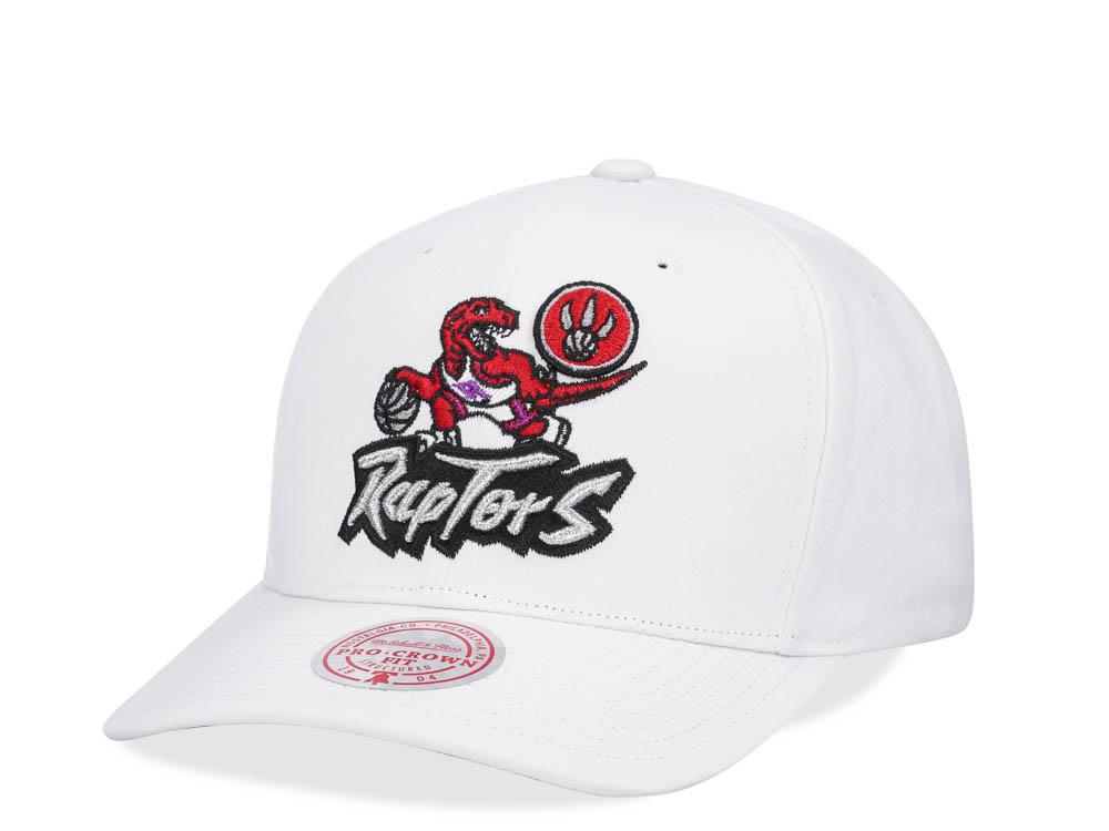 Mitchell & Ness Toronto Raptors All in Pro White Snapback Hat