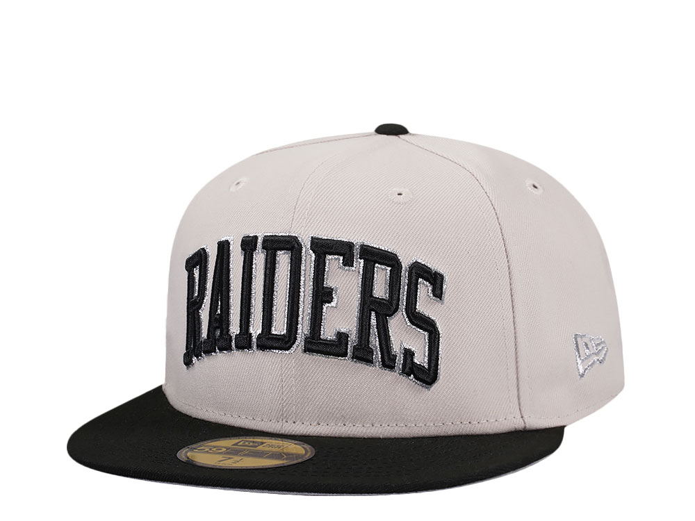 New Era Las Vegas Raiders Stone Two Tone Edition 59Fifty Fitted Hat