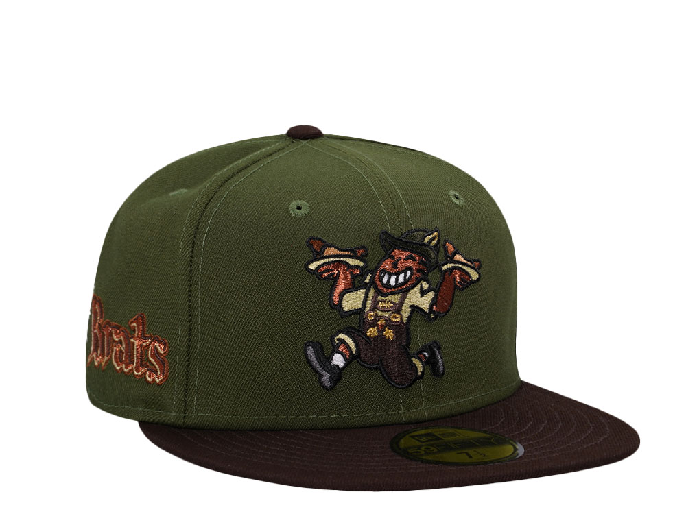 New Era Wisconsin Brats Oktoberfest Two Tone Edition 59Fifty Fitted Hat