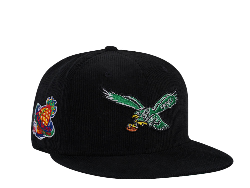 New Era Philadelphia Eagles Pro Bowl 1998 Black Corduroy Edition 59Fifty Fitted Hat