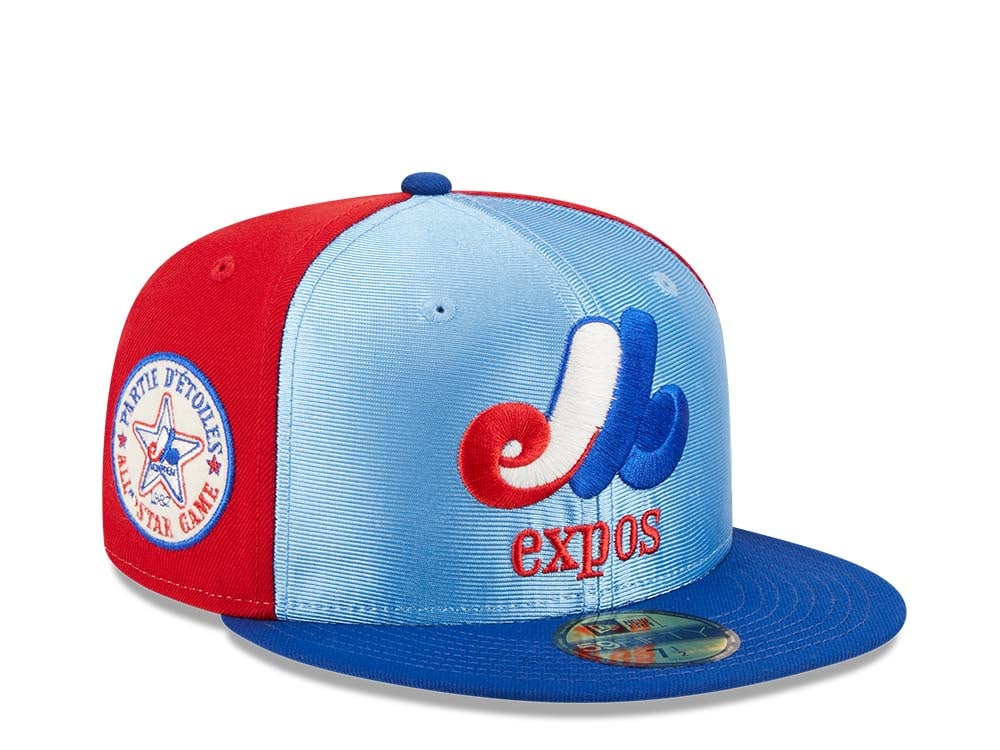 New Era Montreal Expos All Star Game 1982 Powder Blues Sky Throwback Edition 59Fifty Fitted Hat