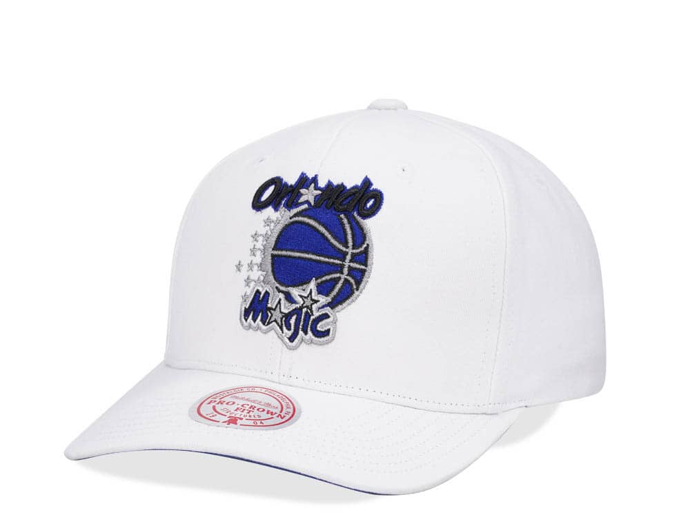 Mitchell & Ness Orlando Magic All in Pro White Snapback Hat