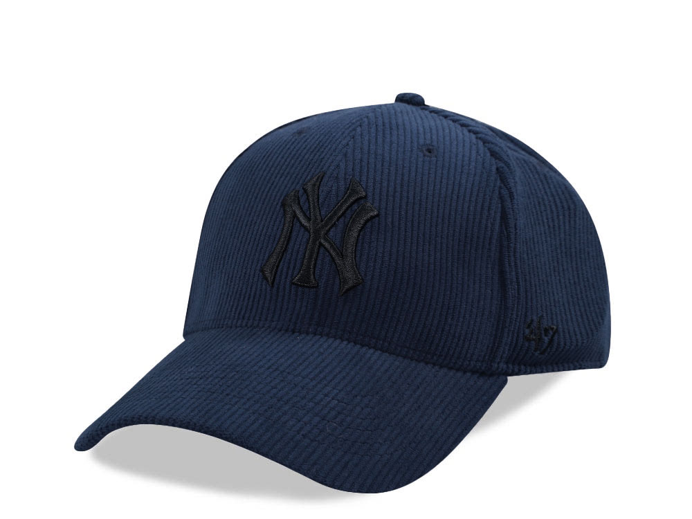 47Brand New York Yankees Navy Thick Cord MVP Strapback Hat