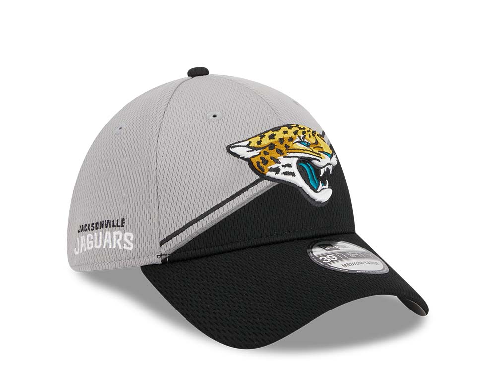 New Era Jacksonville Jaguars NFL Sideline 2023 39Thirty Stretch Hat