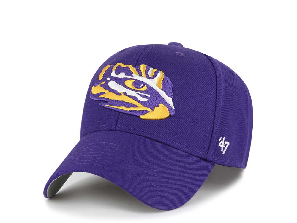 47Brand Louisiana State Tigers LSU Purple Wool MVP Strapback Hat