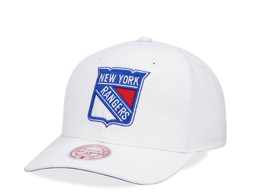 Mitchell & Ness New York Rangers All in Pro White Snapback Hat