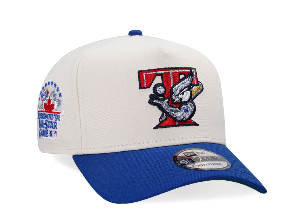 New Era Toronto Blue Jays All Star Game 1991 Chrome Two Tone A Frame 9Forty Snapback Hat