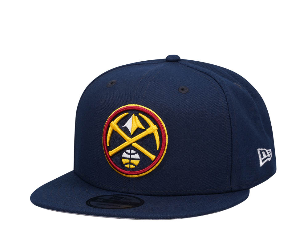 New Era Denver Nuggets Navy Classic Edition 9Fifty Snapback Hat