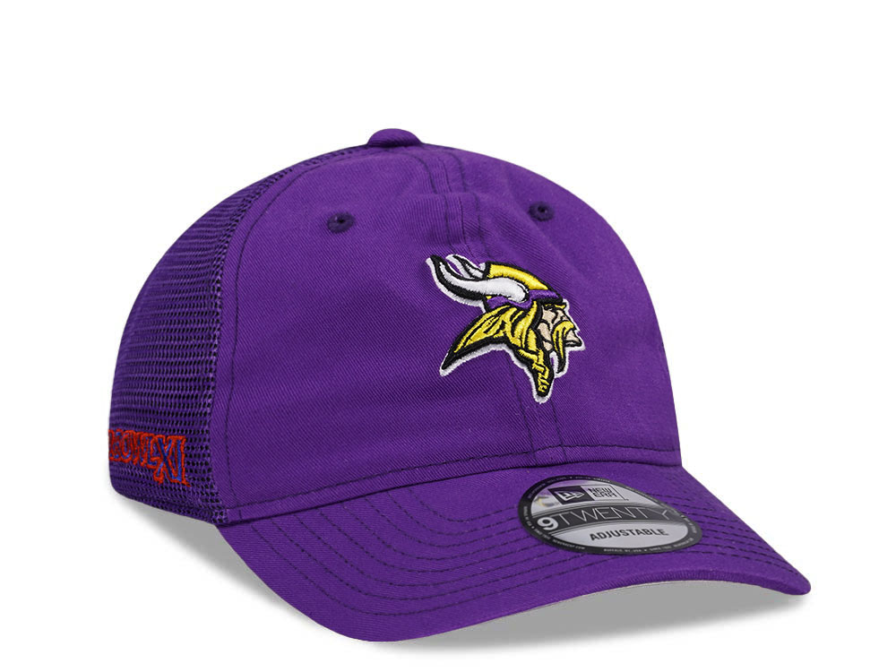 New Era Minnesota Vikings Super Bowl XI Purple Trucker Edition 9Twenty Snapback Hat