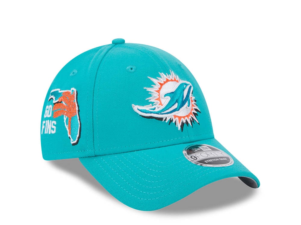 New Era Miami Dolphins NFL24 Draft 9Forty Stretch Snapback Hat