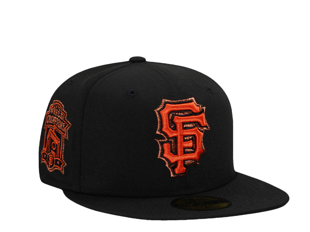 New Era San Francisco Giants World Champions 2012 Black Copper Edition 59Fifty Fitted Hat