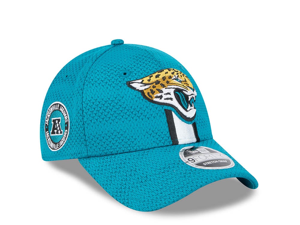 New Era Jacksonville Jaguars Sideline 2024 9Forty Stretch Snapback Hat