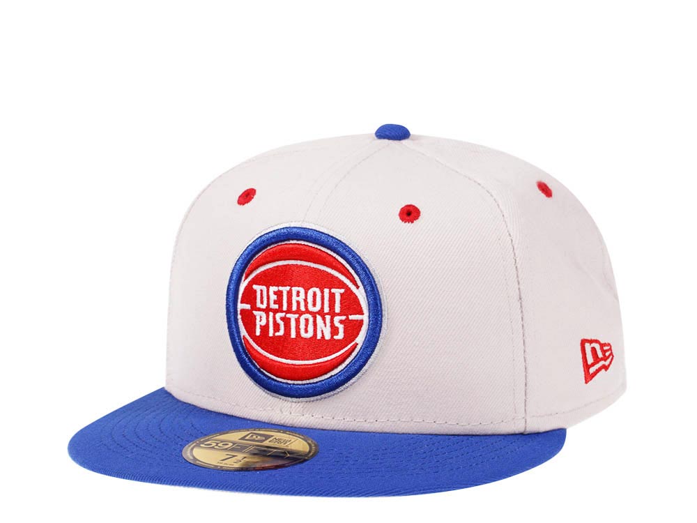 New Era Detroit Pistons Stone Two Tone Edition 59Fifty Fitted Hat