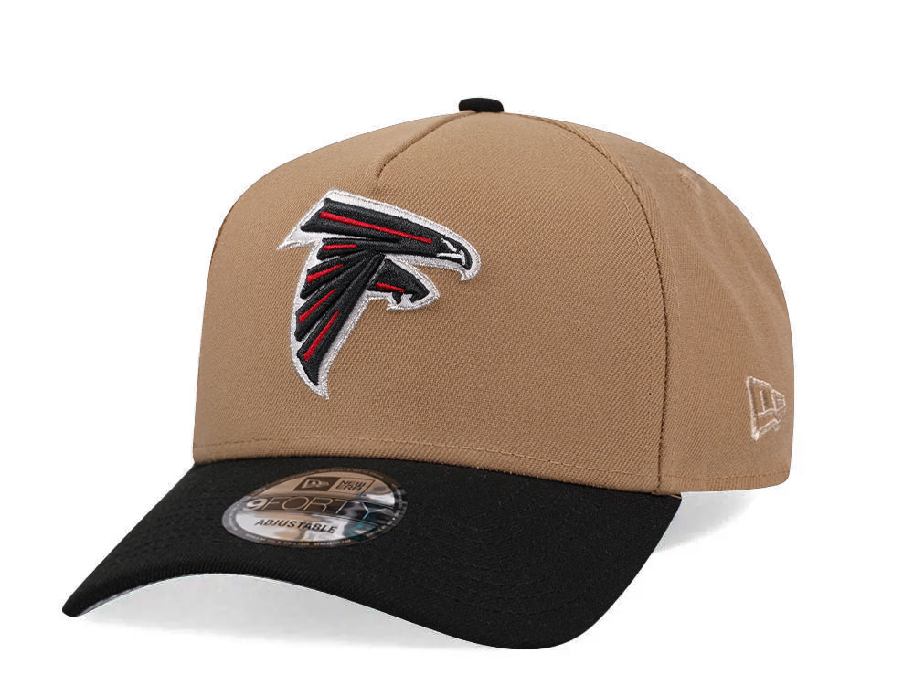 New Era Atlanta Falcons Khaki Two Tone Edition 9Forty A Frame Snapback Hat