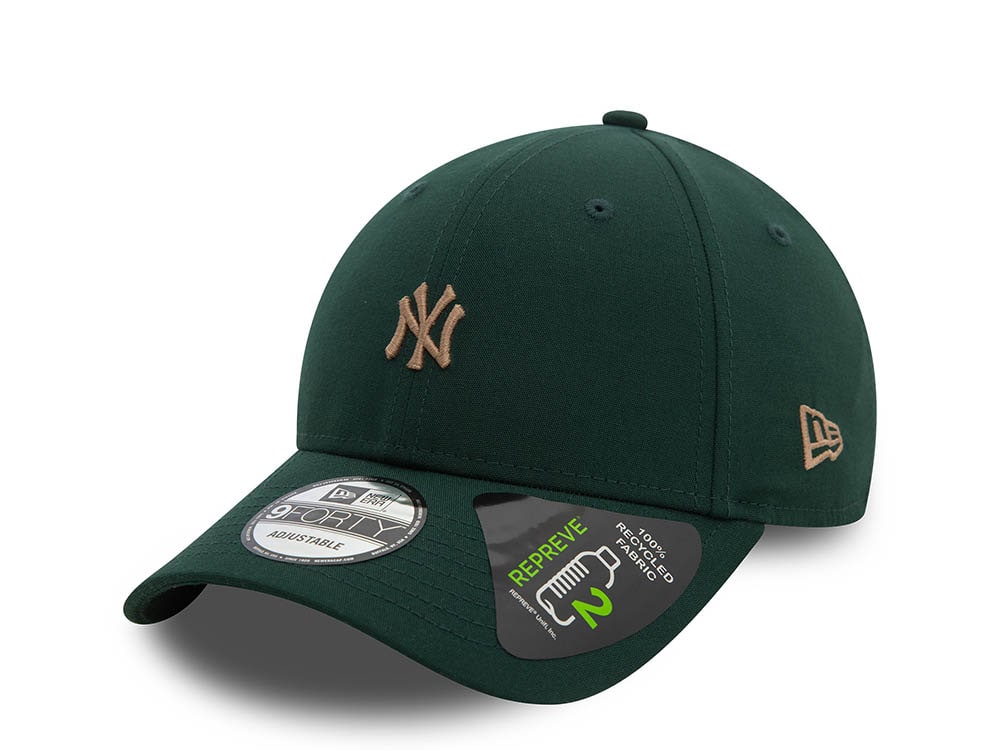 New Era New York Yankees Repreve Green 9Forty Strapback Hat